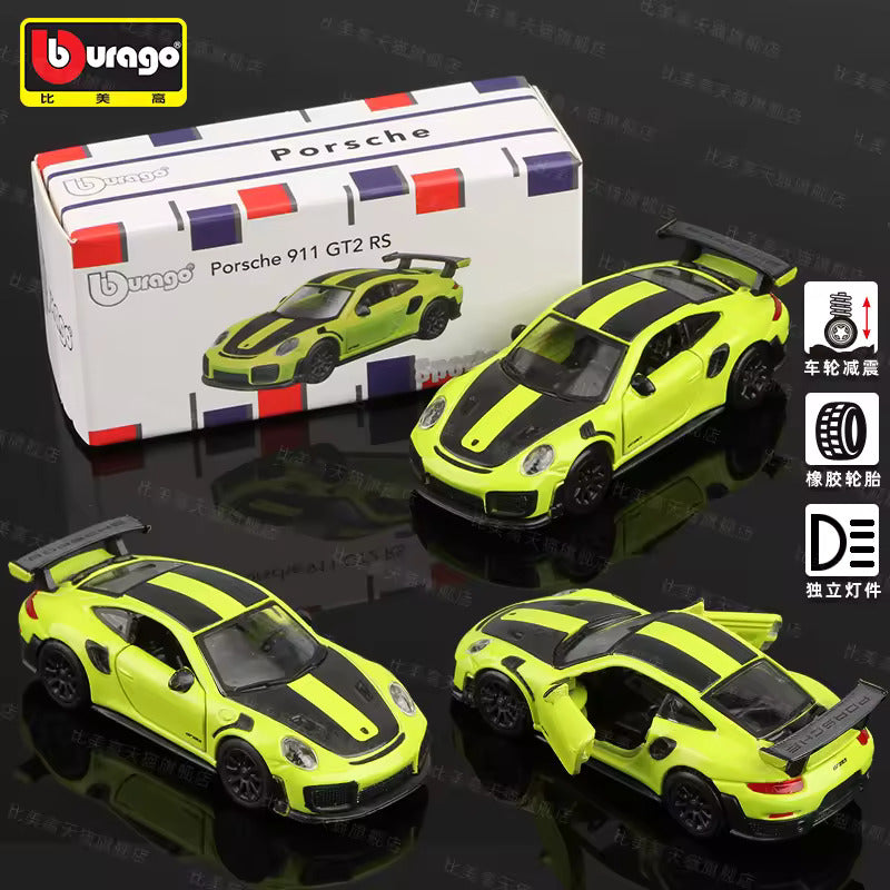 Bburago Porsche 911 Diecast Green