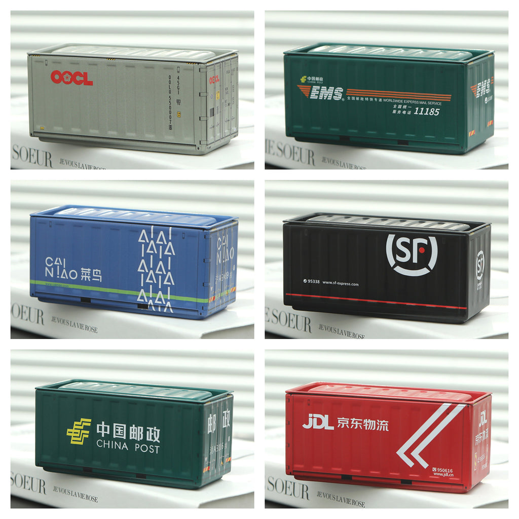 Mini Cargo Container Storage Box - China Series - Set of 6