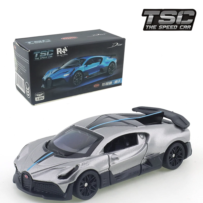 Bugatti Divo Carbon Grey Diecast Model Car