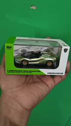 RW 1:64 Officially Licensed Lamborghini Sian Roadster Diecast Model with Acrylic Box