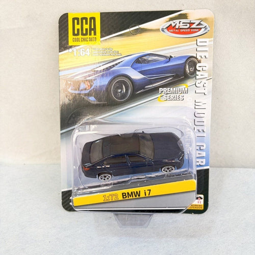 CCA 1:64 2022 BMW i7 Diecast Model Blister Packaging