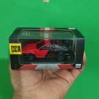 CCA 1:64 Toyota Sprinter Trueno AE86 Diecast Model with Acrylic Display Box (Red/Black)