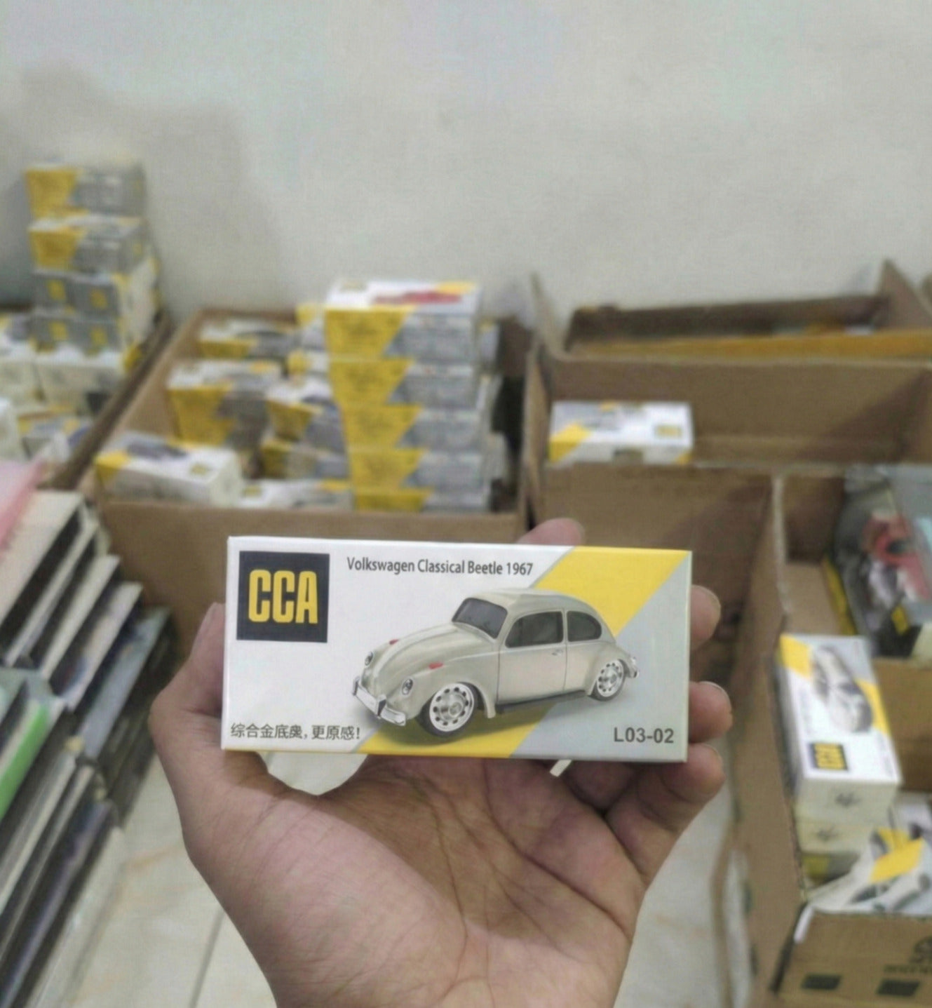 CCA 1:64 Volkswagen Classical Beetle 1967 Diecast Model Car