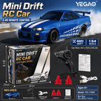 1:64 Alloy 4WD Metal Desktop Drift Car With Accessories