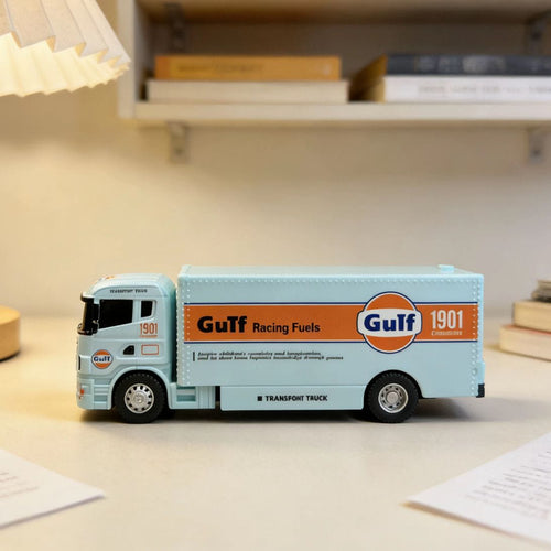 Classic Gulf Oil Delivery Cargo Truck Diecast in Bangladesh