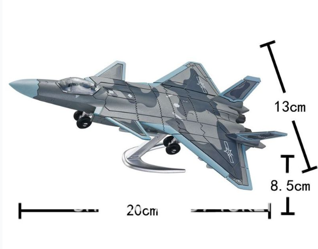 1:100 DIY Mighty Dragong J-20 Model