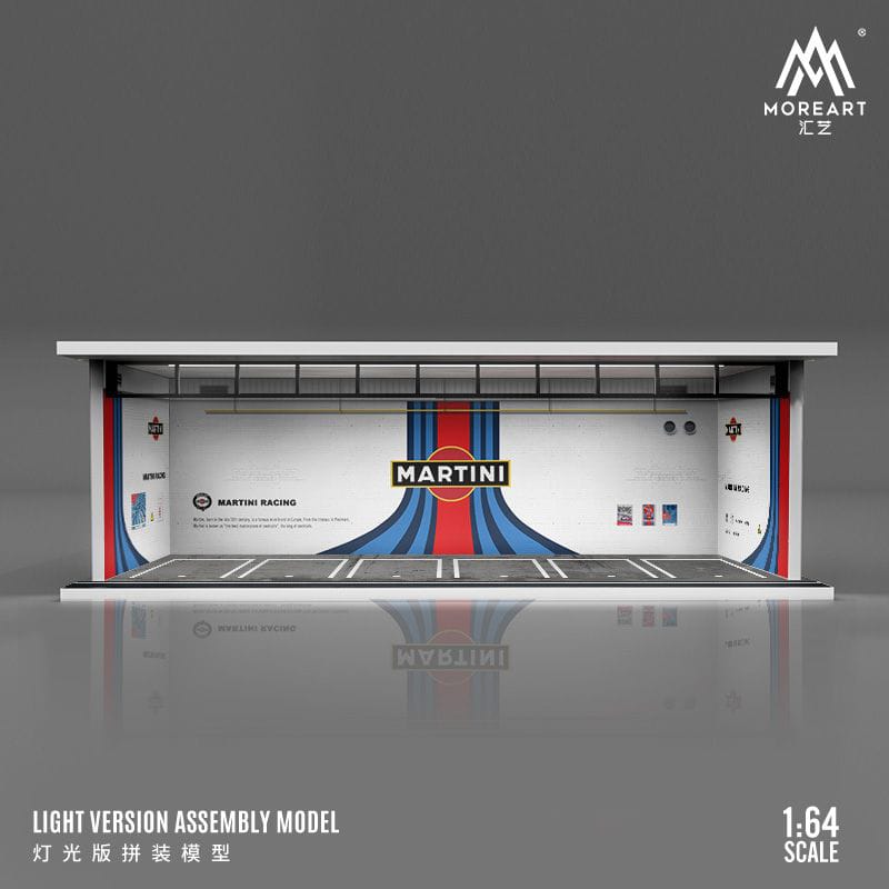 1:64 Diorama House: MARTINI With LED