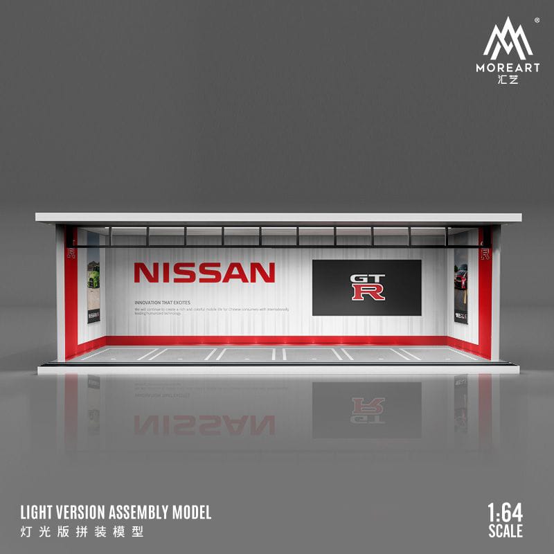 1:64 Diorama House: Nissan GT-R With LED
