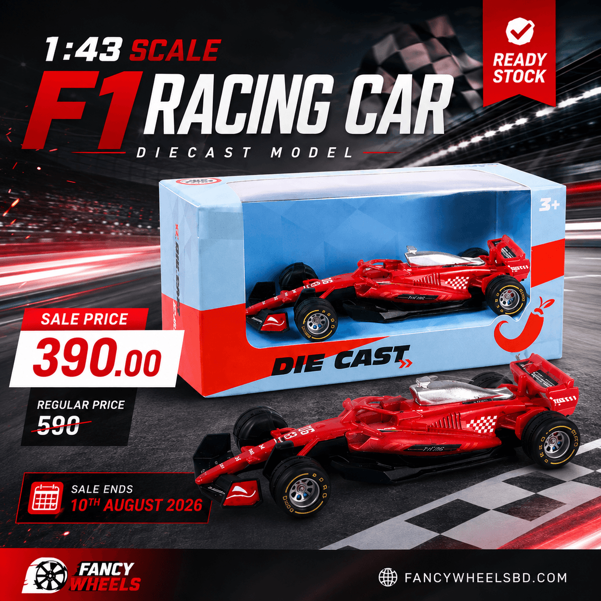 1:43 Scale F1 Racing Car Diecast Model car price in bangladesh