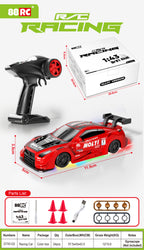 1:43 Scale Alloy 4WD Metal Premium Drift Car With Accessories
