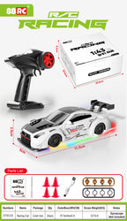 1:43 Scale Alloy 4WD Metal Premium Drift Car With Accessories