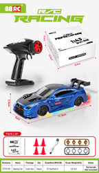 1:43 Scale Alloy 4WD Metal Premium Drift Car With Accessories