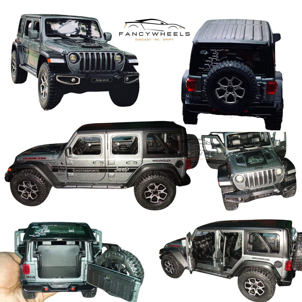 Jeep Wrangler Rubicon Alloy Car Model 