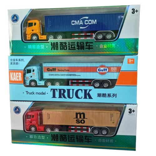 KA ER Diecast Gulf-MSC-CMA CGM Container Semi-Truck Model Price in Bangladesh