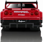 Maisto 1:64 Muscle Machines Liberty Walk 1999 Nissan Skyline GT-R R34 Backside