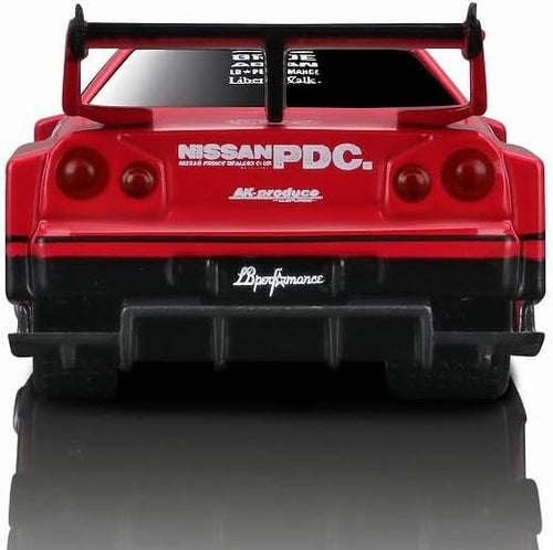 Maisto 1:64 Muscle Machines Liberty Walk 1999 Nissan Skyline GT-R R34 Backside