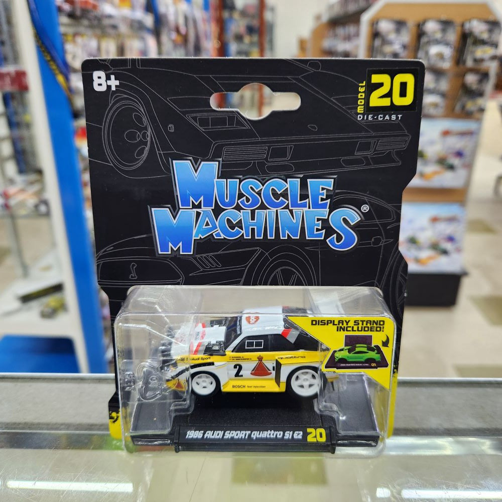 Maisto 1:64 1986 Audi Sport Quattro Muscle Machines Diecast Model