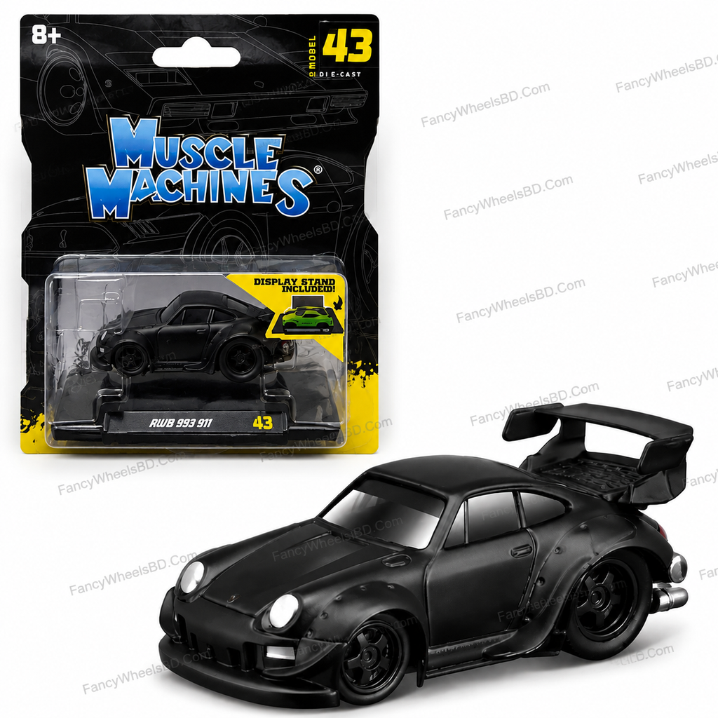 Maisto 1:64 RAUH-Welt Begriff (RWB) Porsche 911 (993 generation) Muscle Machines FancyWheels BD