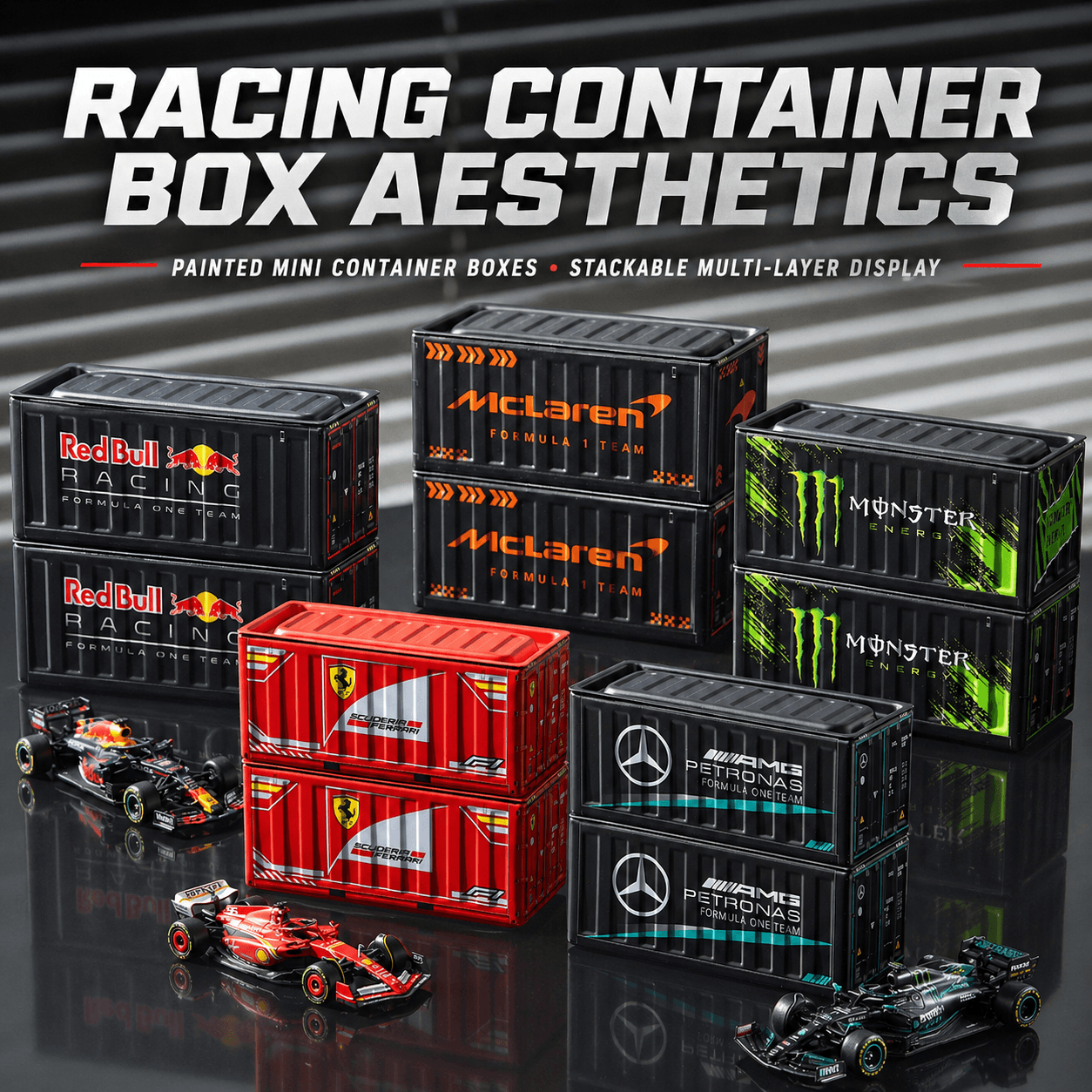 Mini Cargo Container Storage Box Racing Series