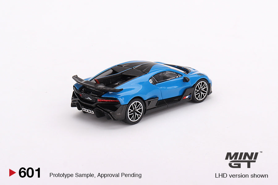 Mini GT 601 Bugatti Divo Blu Bugatti