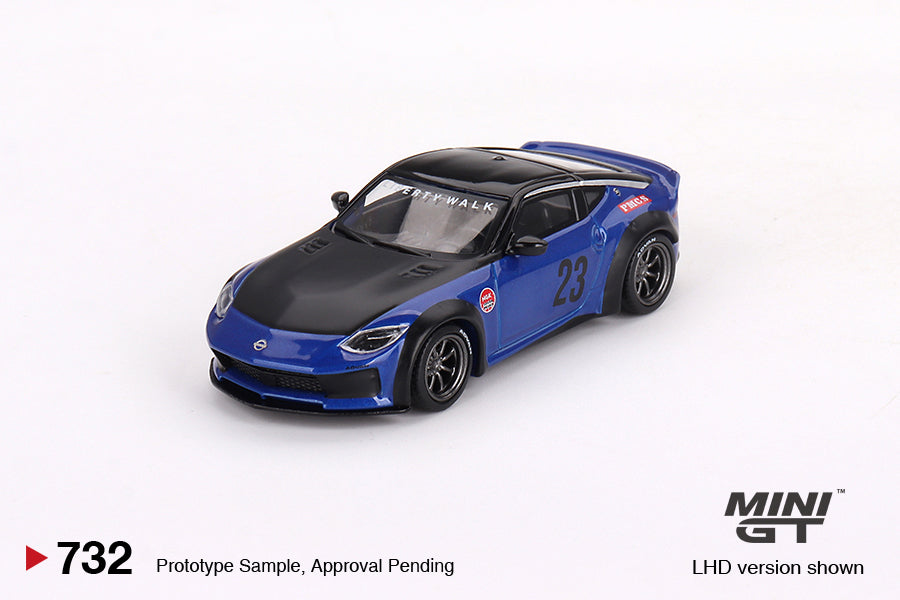 Mini GT 732 Nissan Z LB NATION WORKS Seiran Blue