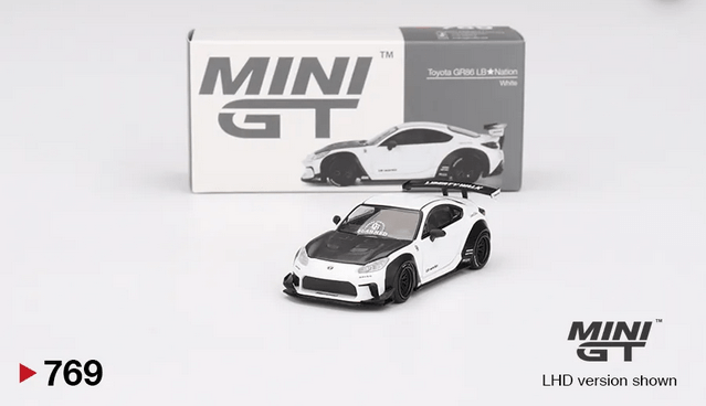 Mini GT 769 Toyota GR86 LB Nation White Price in Bangladesh