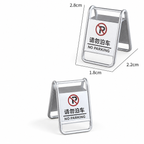 Dimension for Mini Traffic Sign Diecast Model Set – 4 Pieces