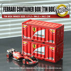 Mini cargo container Ferrari themed
