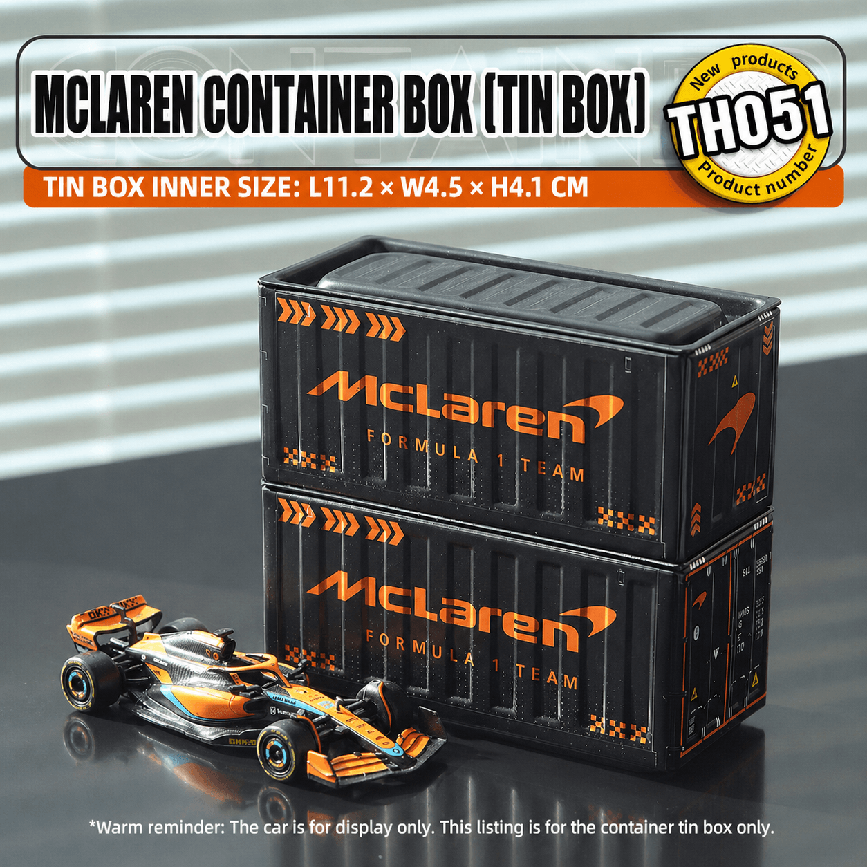 Mini cargo container McLaren