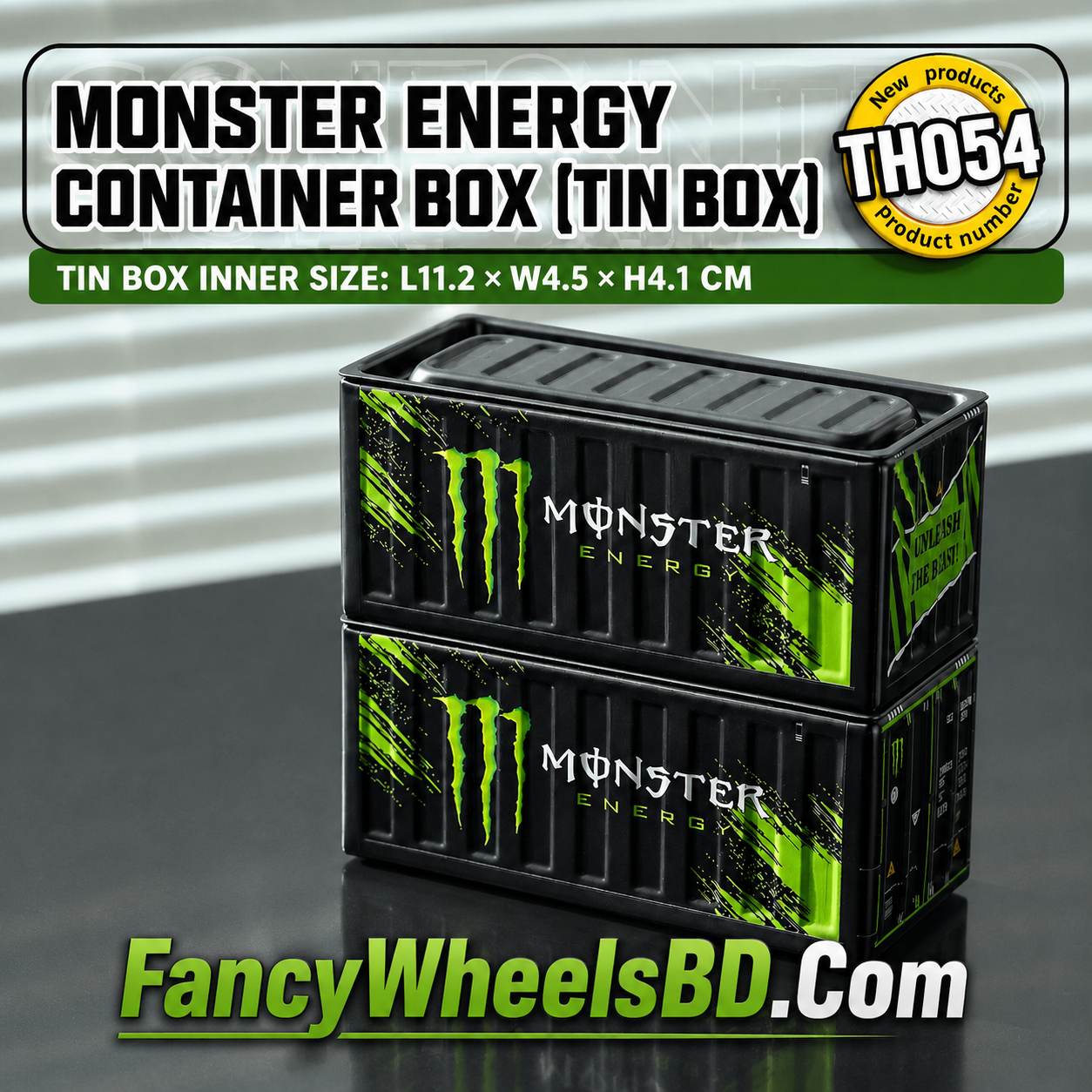 Mini cargo container Monster Energy FancyWheels BD
