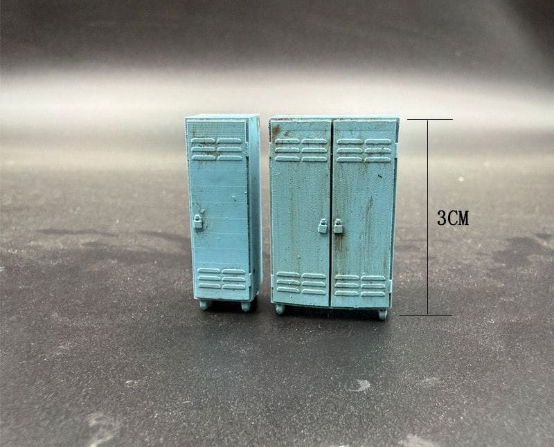 Miniature Lockers For Diorama House