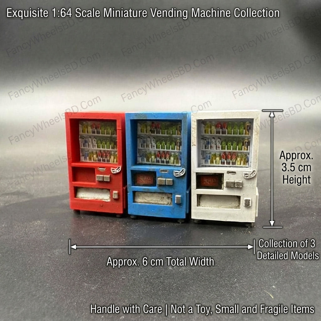 1:64 Miniature Vending Machine Model for Diorama Setup