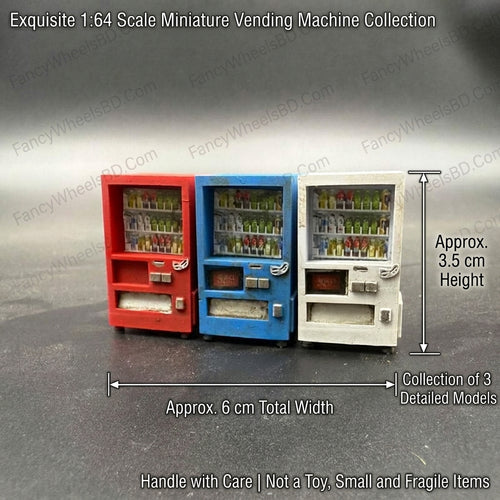 1:64 Miniature Vending Machine Model for Diorama Setup
