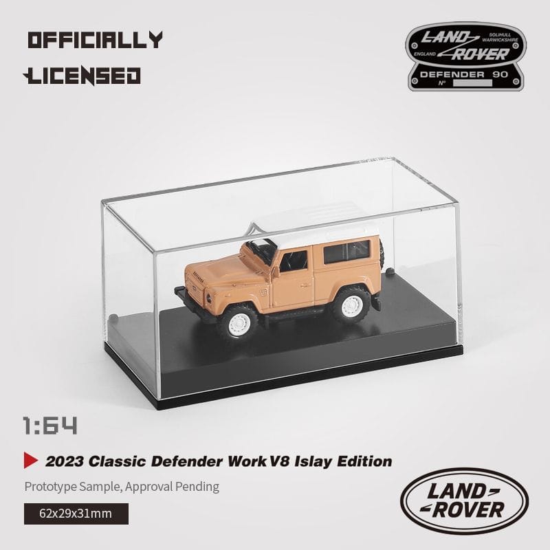 RW 1:64 2023 Classic Land Rover Defender Works V8 Islay Edition Diecast Model car