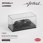 RW 1:64 Officially Licensed Bugatti Mistral Black Diecast Model Car with Acrylic Box  FancyWheels Bangladesh