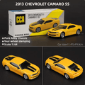 CCA 1:64 2013 Chevrolet Camaro Yellow Diecast Model Car
