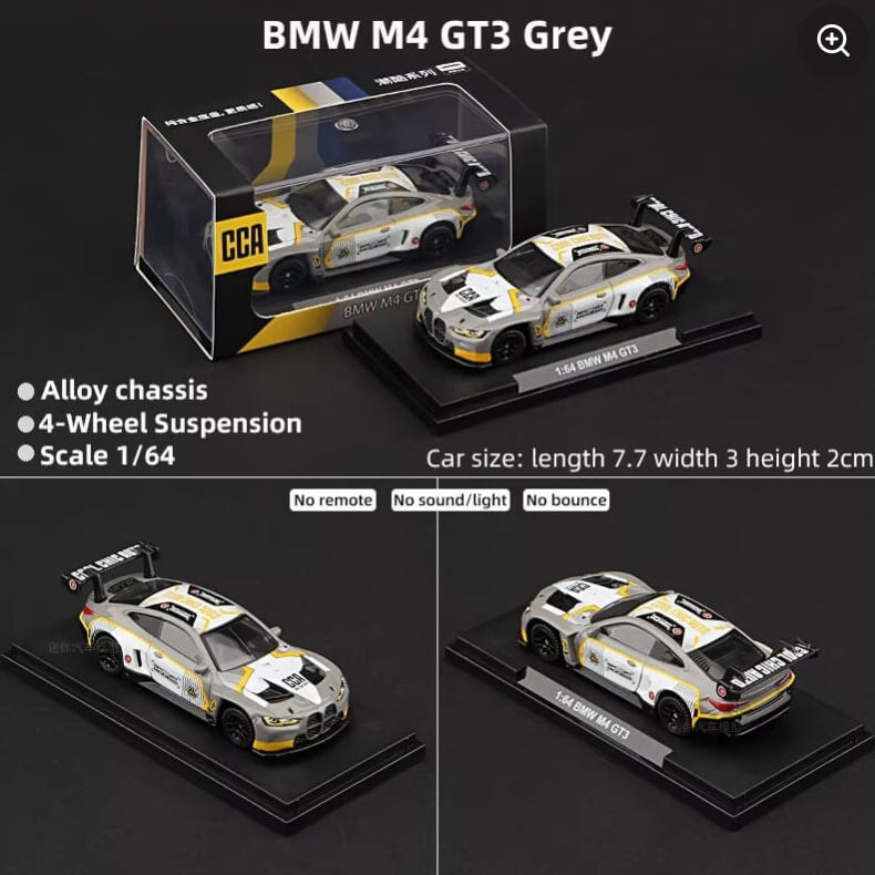 CCA 1:64 BMW M4 GT3 CCA Version Diecast Model Car