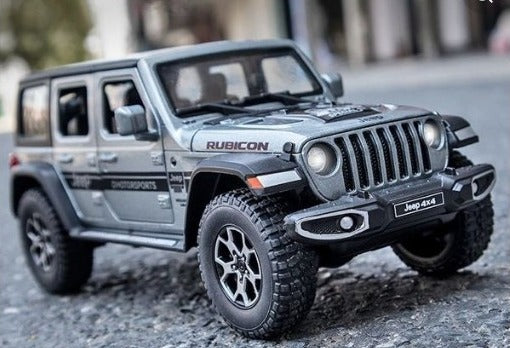 Jeep Wrangler Rubicon Alloy Car Model 1:22 JIAYE