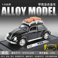 1:32 Volkswagen Beetle Black Diecast Model Car