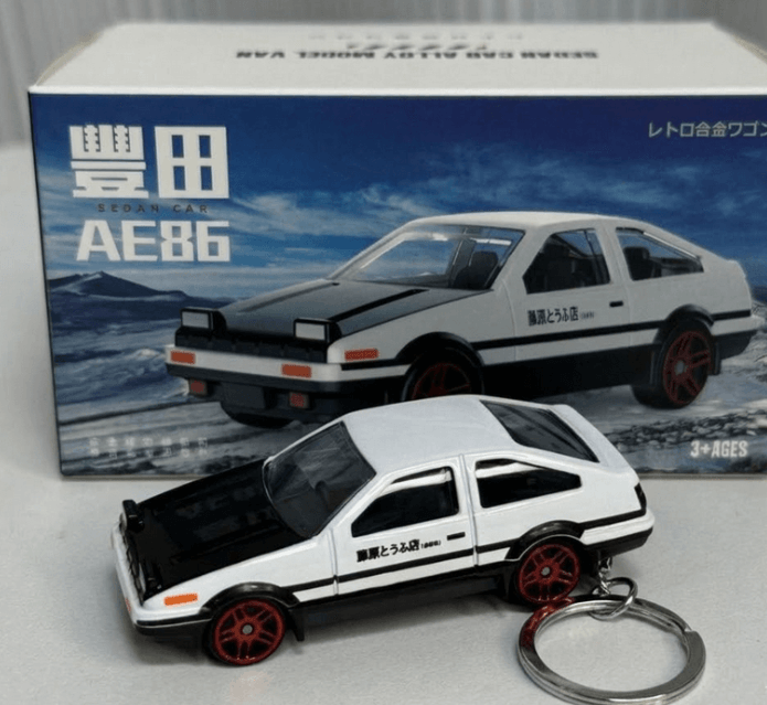 Toyota AE86 Metal Keychain