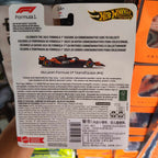 backside of the card of Hot Wheels Premium 2025 McLaren Formula 1 Team #4 – F1 Series