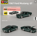 Bburago 1:64 1967 Ford Mustang GT Die-Cast Model Car