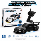 Porsche 993 911 RWB 4WD RC Drift Car With Tires & Traffic Cones