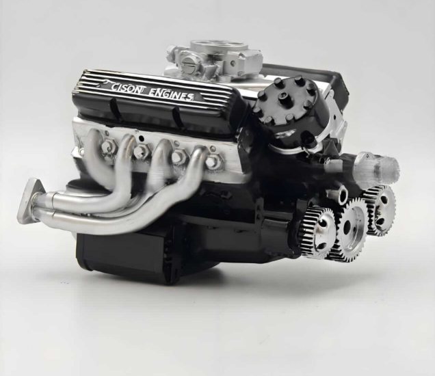 V8 Engine Diecast 10.2 X 10.5 X 14Cm Apprx