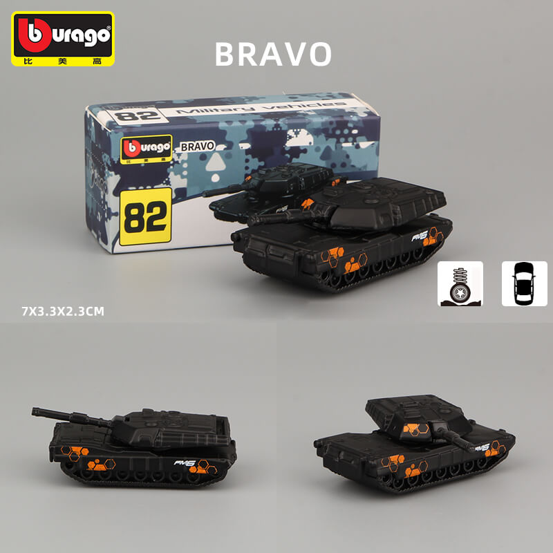 Bravo Black Die-Cast Model Car