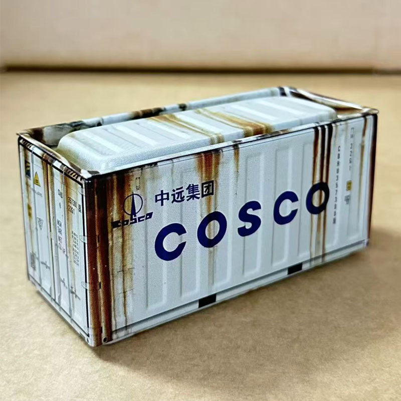 Mini Cargo Container Storage Box - Distressed Series - Set of 6