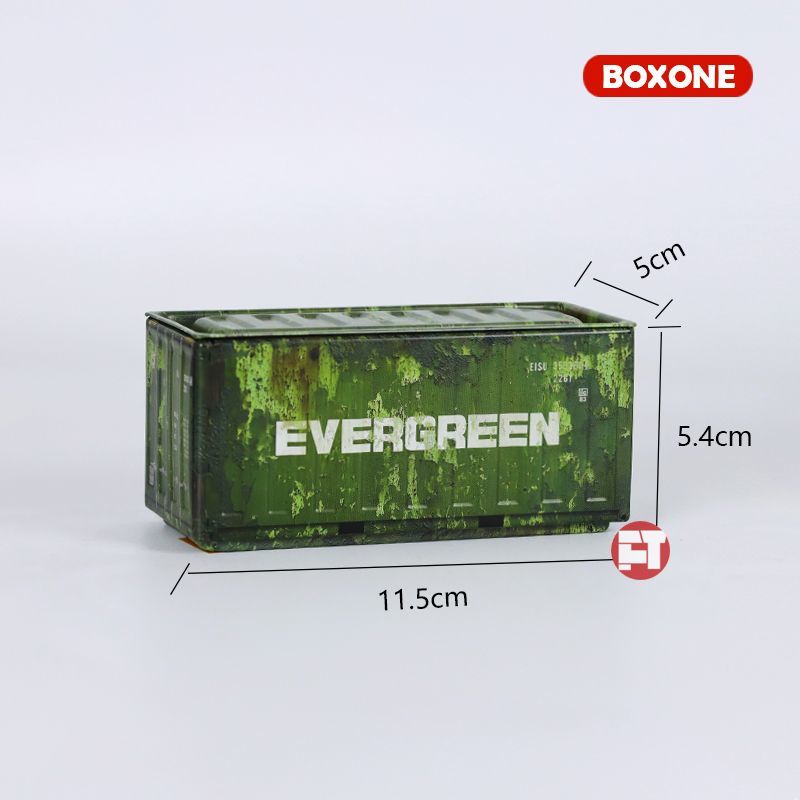 Mini Cargo Container Storage Box - Distressed Series - Set of 6
