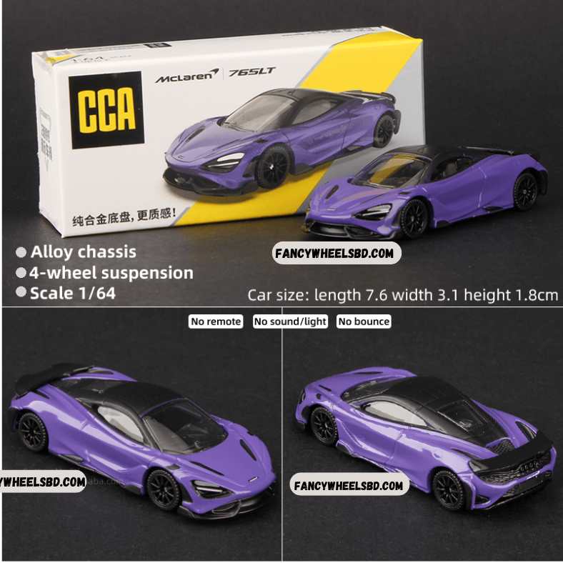 McLaren 765SLT Purple Diecast Model Car