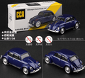CCA 1:64 Volkswagen Classical Beetle 1967 Blue Diecast Model Car