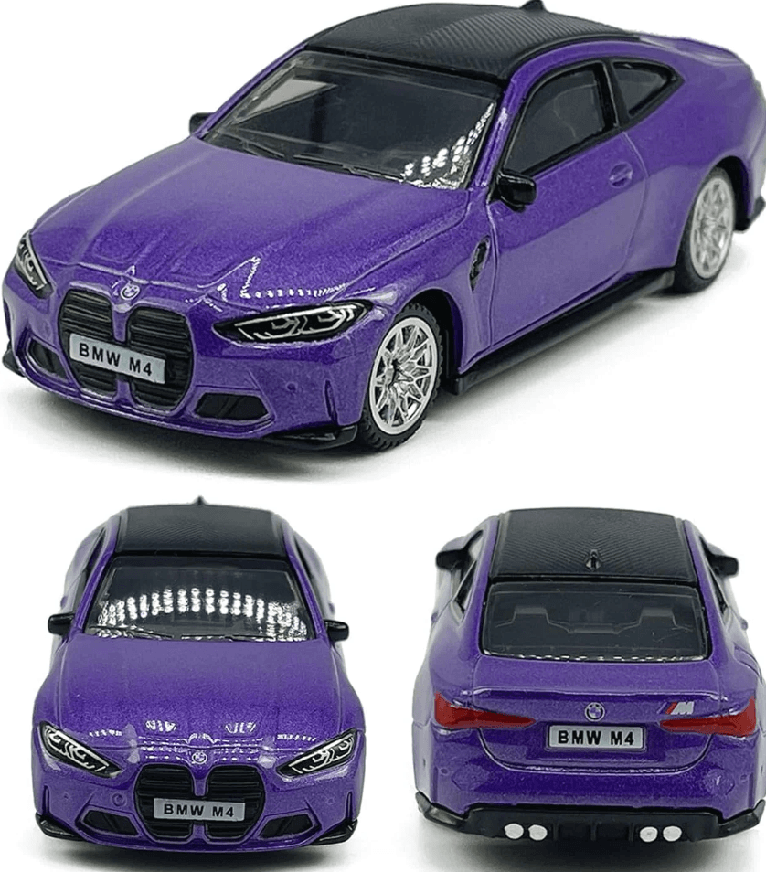 CCA 1:64 BMW M4 Purple Diecast Model Car